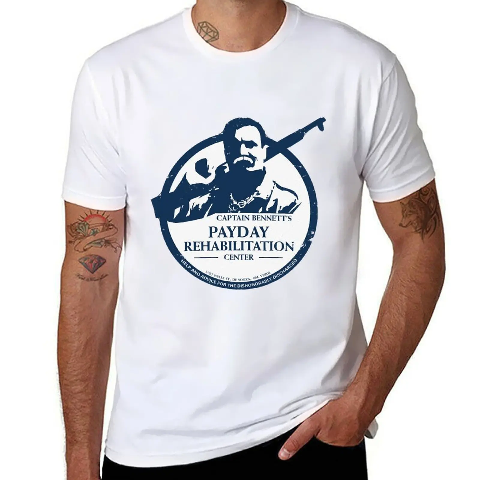 

Футболка Payday Rehab Centre, мужские футболки с принтом, футболка с индивидуальным принтом