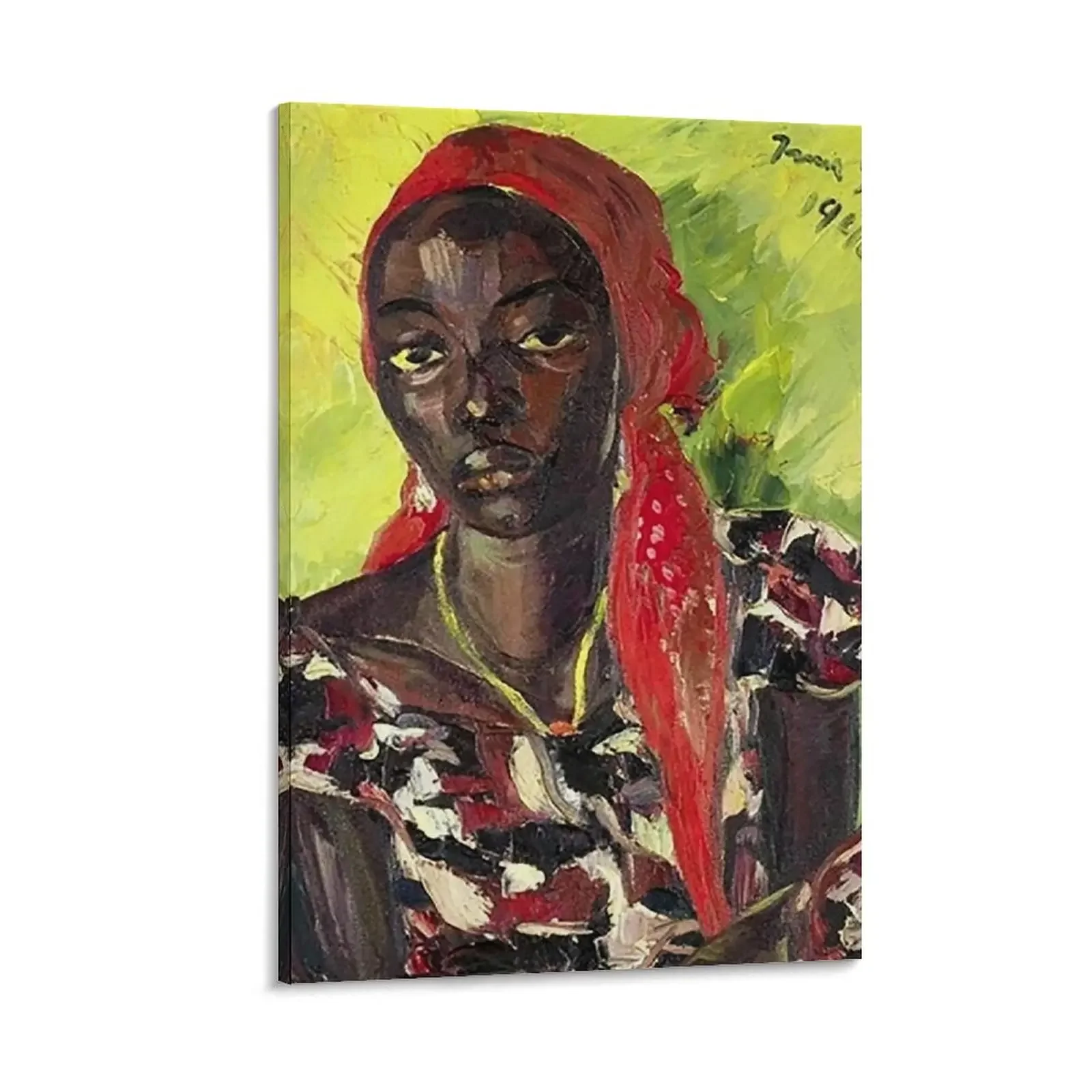 

Congolese Beauty - Irma Stern Canvas Painting stickers & posters home decorations and organization decor