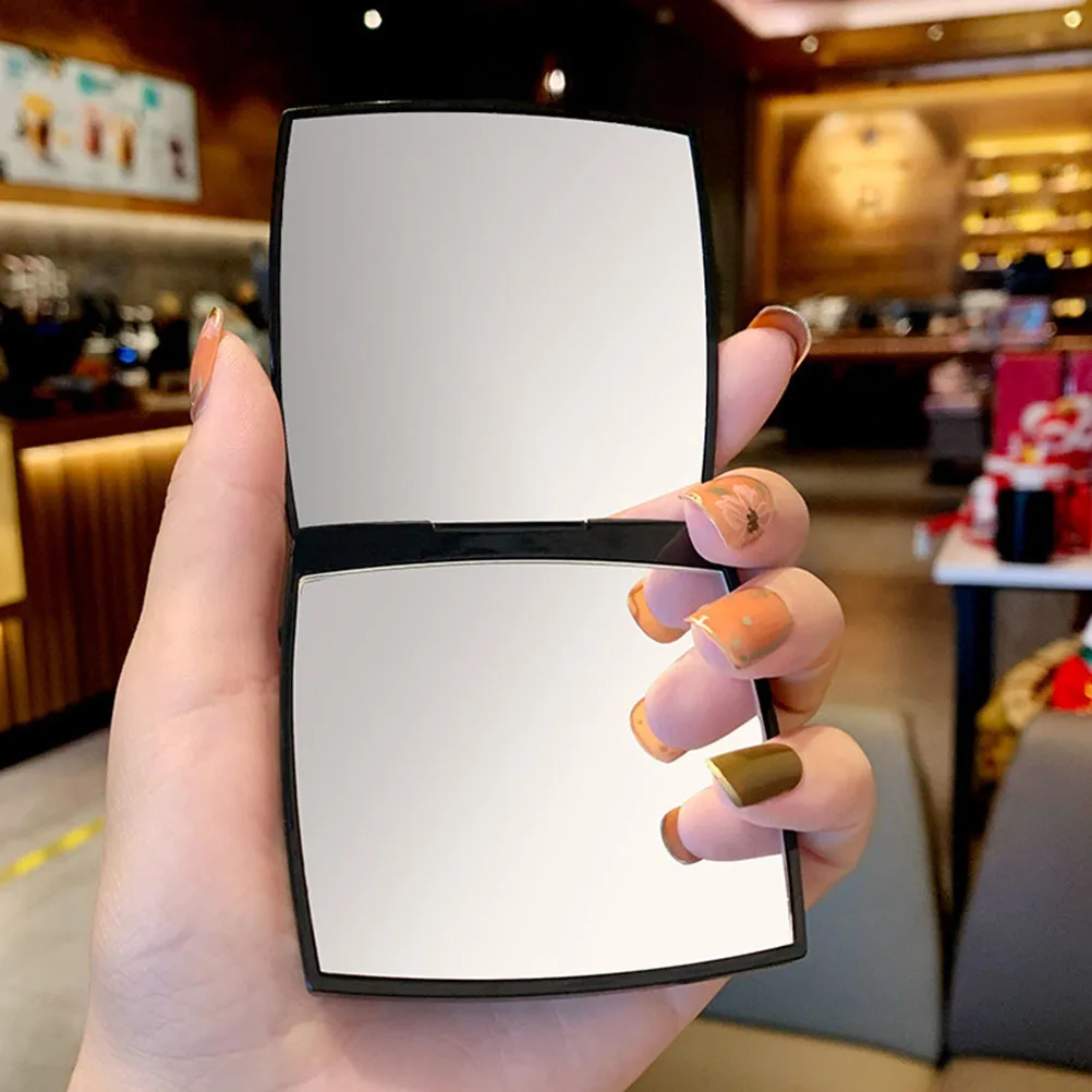 Miroir de maquillage Compact, accessoire de sac à main de voyage élégant pour femmes, miroir Double face Portable, Design léger et Chic