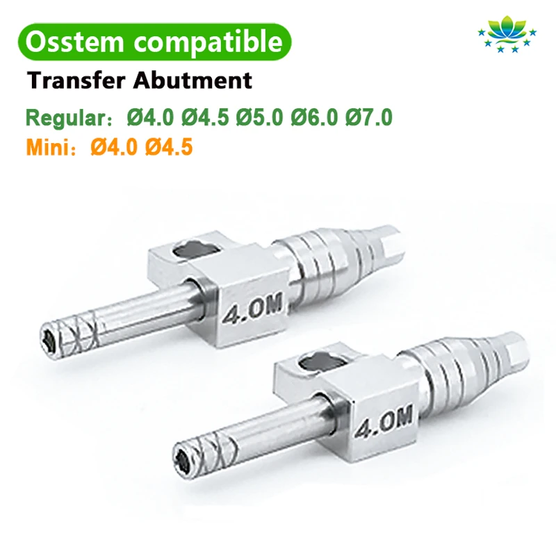 Compatible Osstem Open Tray Transfer Post Titanium Prosthetic Coping Analog Fixture Lab Tool Replacement Parts Accessory Kit OEM