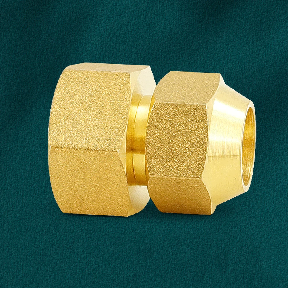 

H58 Brass 1/2" 3/4"1" BSPP Female x Flare Fit 12/14/16/25mm Metric Tube Brass Pipe Fitting Air Condition Adapeter