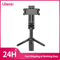 ​Ulanzi JJ02 Tripod with Remote Folded Wireless Selfie Stick for Smartphone iPhone Android with Phone Clip Cold Shoe