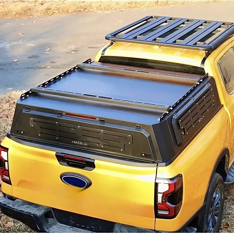 Suitable for Ford Ranger T9 Car Roof Special Luggage Rack Aluminum Multi-Functional Storage Box Expansion Platform Outdoor