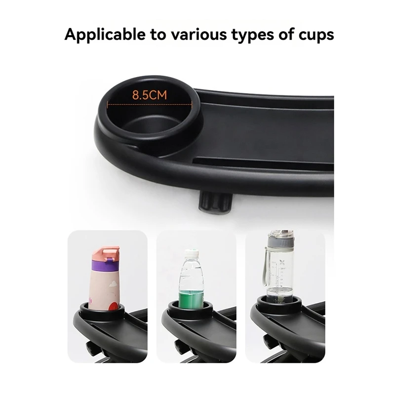 3 In 1 Stroller Cup Holder Antislip Universal Stroller Tray Stroller Snack Catcher And Drink Holder Stroller Accessories