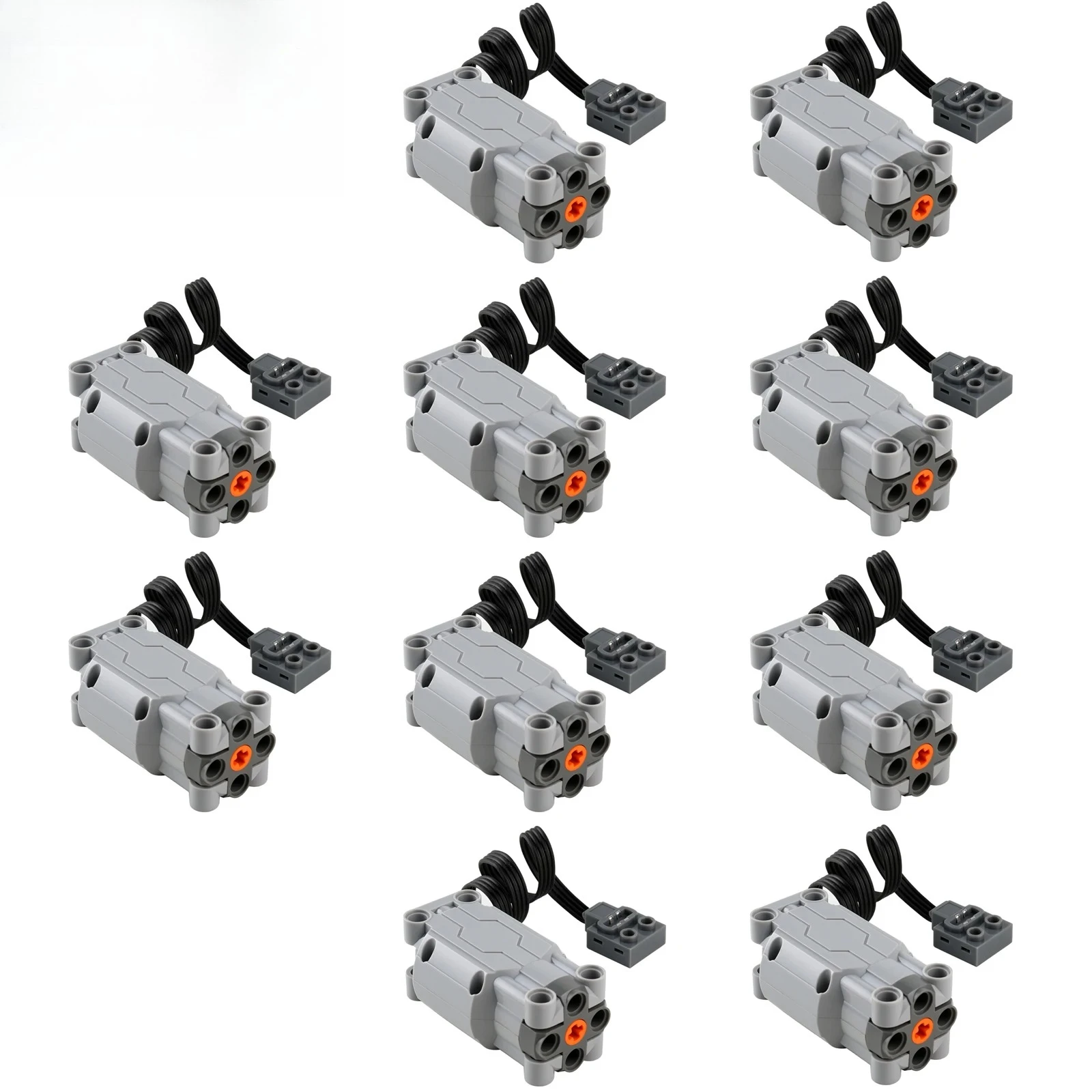 1/2/4/10 Uds. Motor L mejorado 88003 piezas de funciones de potencia MOC bloques de construcción modificación de energía de ladrillos técnicos para modelo de coche