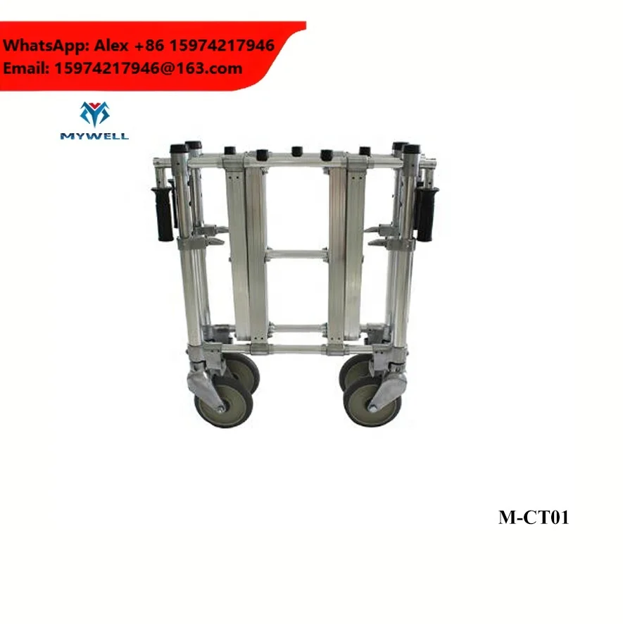 M-CT01 European Coffins Cremation Equipment Funeral Fixed Coffin Bier Church High Quality Trolley