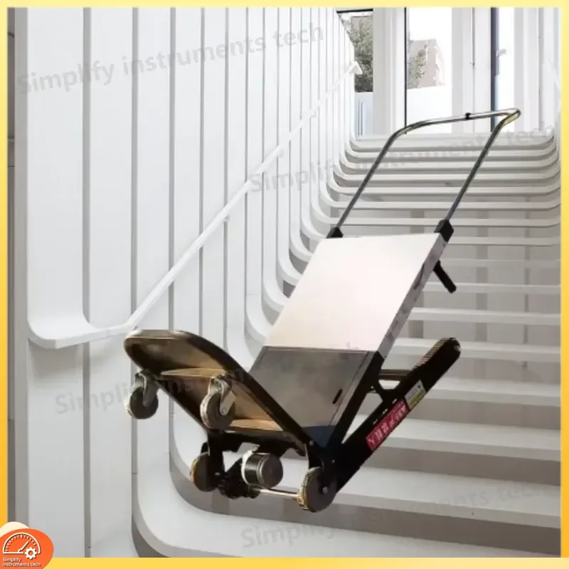 Stair Climbing Hand Truck 400kg 500kg Load Capacity Automatic Climbing Trolley Dolly Heavy Duty Moving Cart for