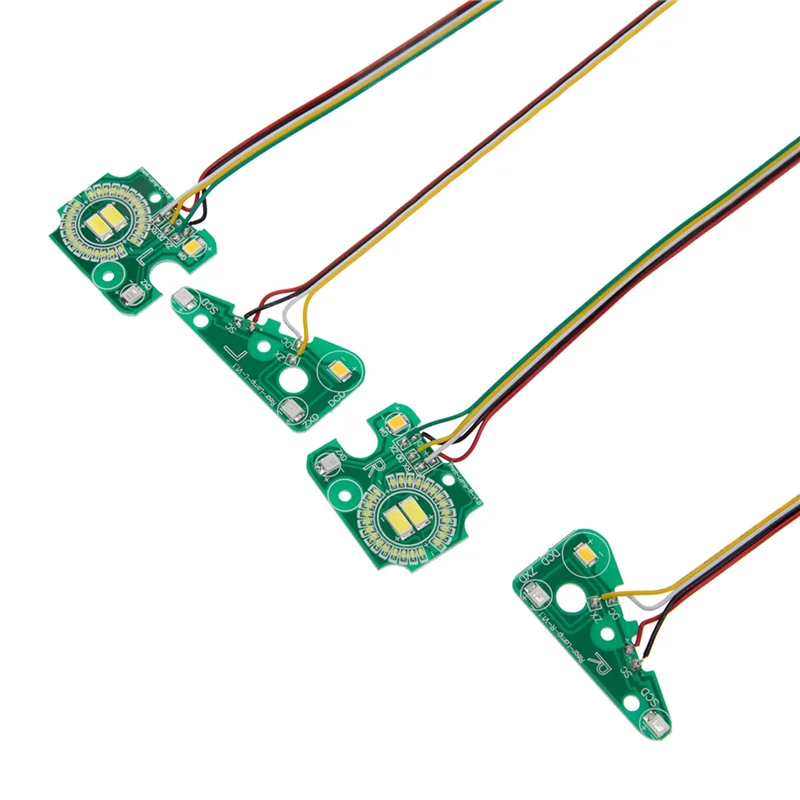 ABKN-2X LED Light System Front & Rear Lamp Group For Traxxas TRX4 Defender TRX-4 1/10 RC Car Turn Signals Brake Lights