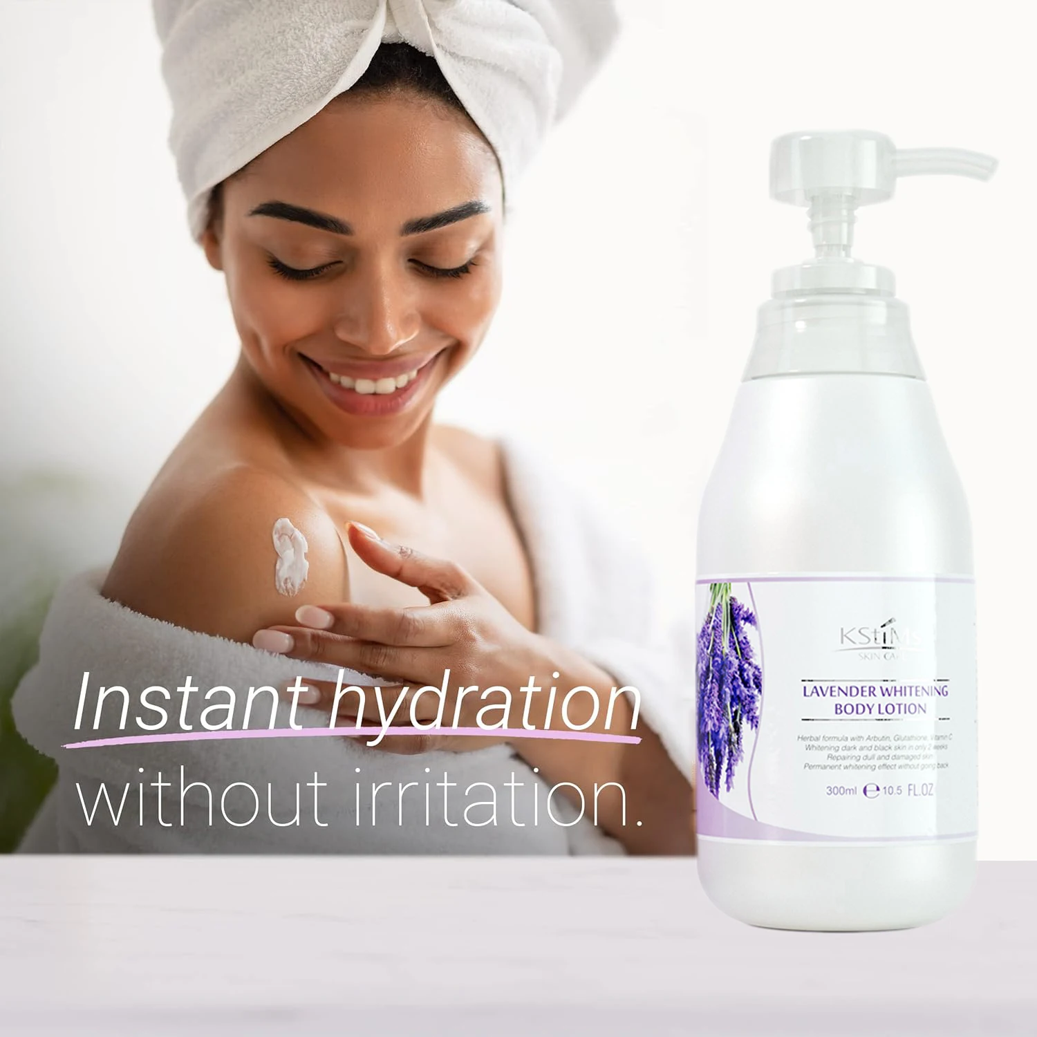 Lavender Shea Butter Body Lotion for Dry Skin Moisturizing Sensitive Skin Lotion for Women & Men Body Moisturizer
