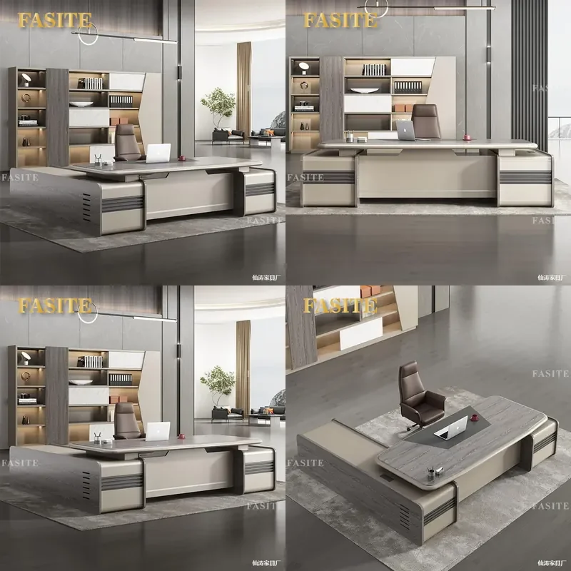 For Modern Simple Office Desk High End Manager Combination Furniture Workstation Executive Desk for Home Business