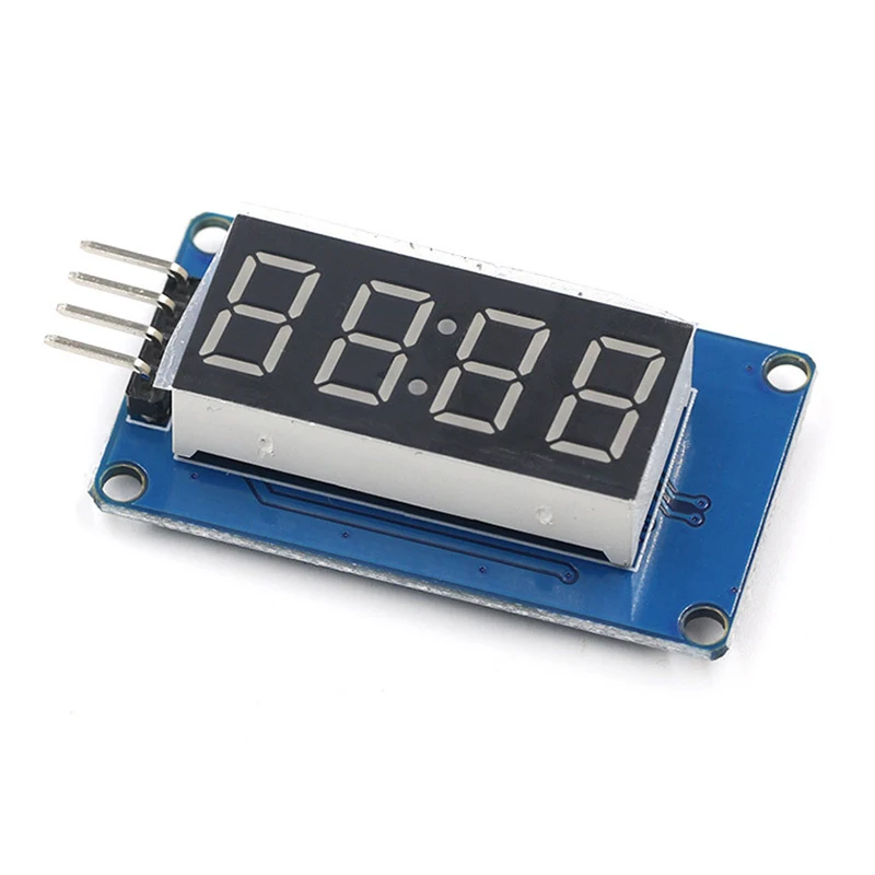 M1637 4 Bits Digital LED Display Module para Arduino, 7 Segmento, 0, 36 Polegada, Tubo de ânodo vermelho, Quatro Serial Driver Board