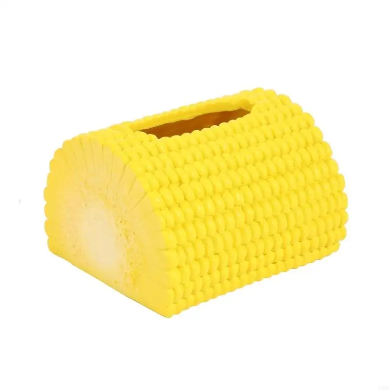 AXYC Soft and Absorbent Corn Fiber Tissue Box Portable Accessory for Daily Cleaning and Convenient For On The Way Needs