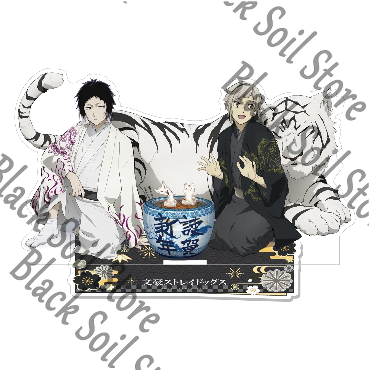 Anime Bungo Stray Dogs Dazai Osamu Nakahara Chuya Nikolai Gogol‌ Cosplay Cartoon Genuine Badge Signboard Color Paper Collection