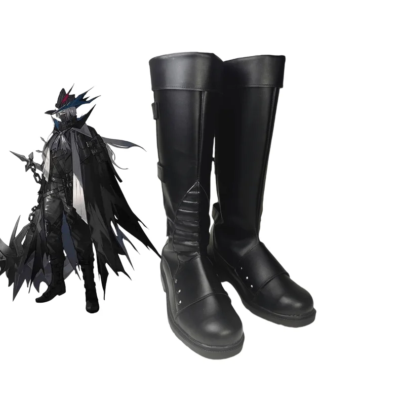 

Ulpianus Arknights Cosplay Shoes Boots Batlle Scaramouche Game Anime Halloween