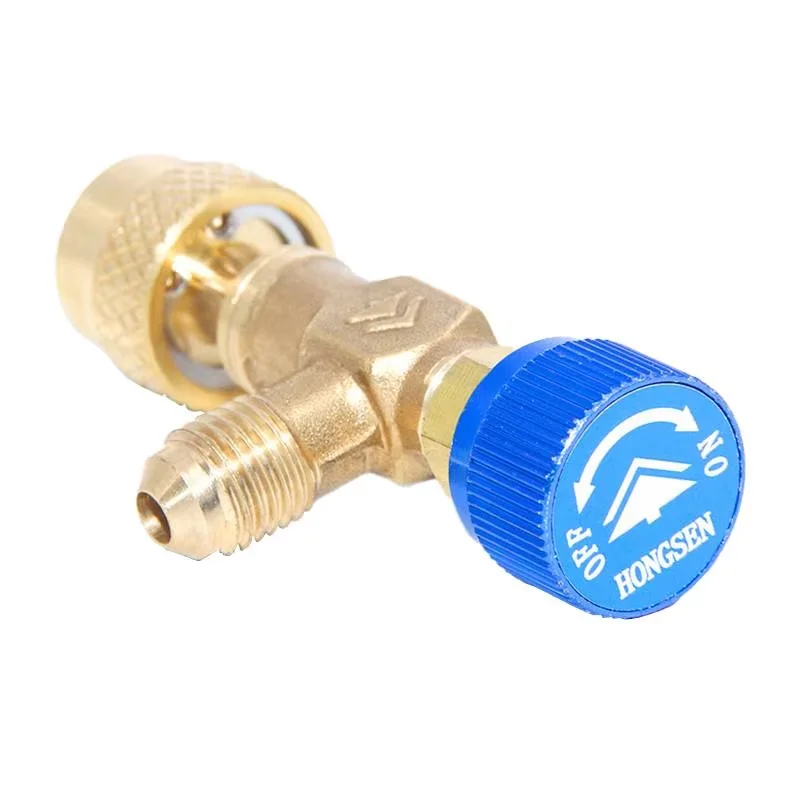 PolarLander Handkupplung Blau 1-teiliges Auto-Klimaanlage-Zubehör für Fahrzeuge für R22-Kältemittel