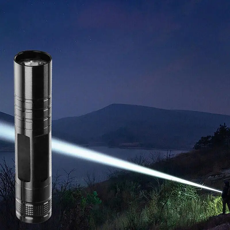 Bright Flashlight LED Waterproof Handheld Outdoor Flash Light Powerful Metal Flashlight High Lumens LED Flashlights For Camping