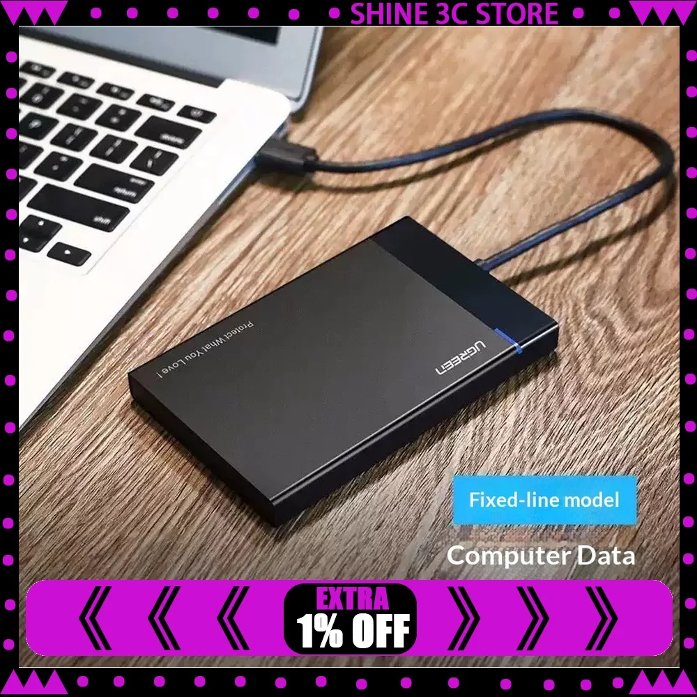 UGREEN 30847 Docking Station Adapter USB 3.0 2.5 Inch SATA External Hard Drive Enclosure US221.