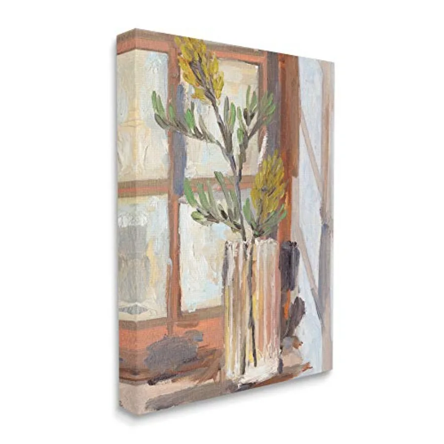 

Charming Yellow Floral Jar Window Sill Flowers