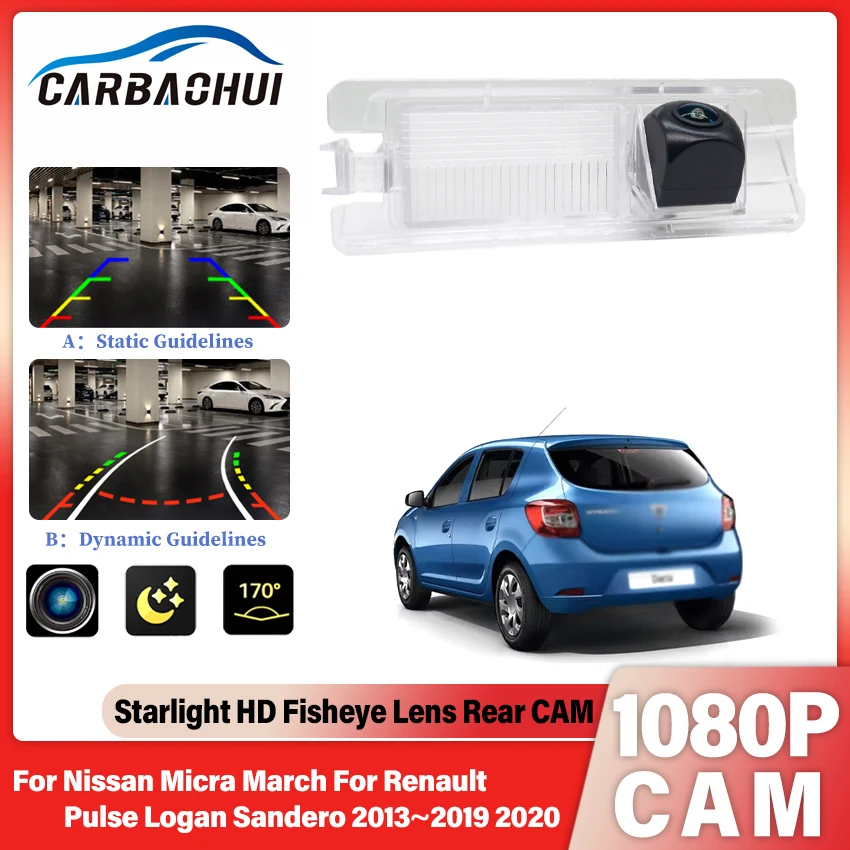 Car Rear View Reverse Park Camera For Nissan Micra March For Renault Pulse Logan Sandero 2013 2014 2015 2016 2017 2018 2019 2020