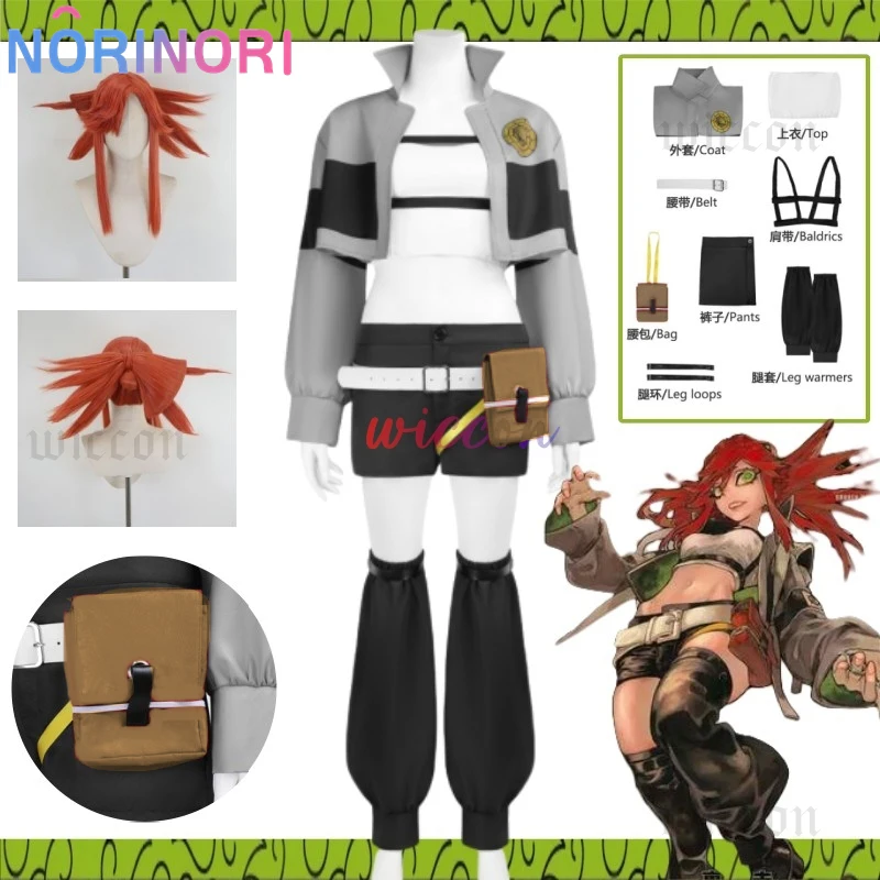 Аниме Gachiakuta Riyo Reaper Косплей Костюм Униформа Riyo Парик Akuta Очистители Хэллоуин Карнавальная Вечеринка Реквизит Для Женщин Девочек