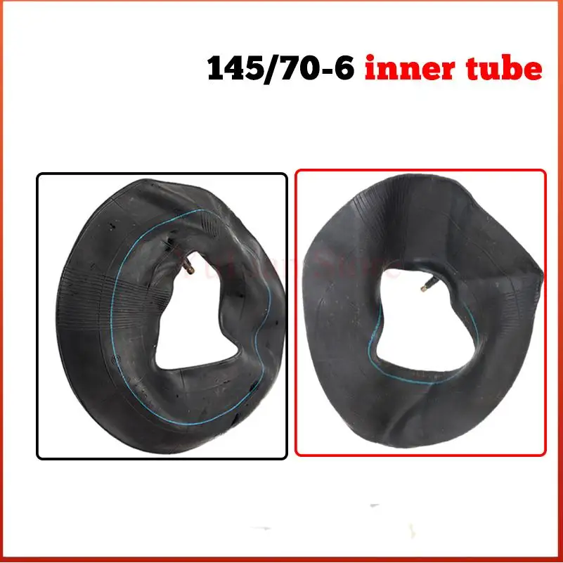 2 X Heavy Duty Rubber Tire Inner Tubes 145/70x6 145/70-6 with Straight Valve Stem for 50cc 90cc 110cc ATV Quad