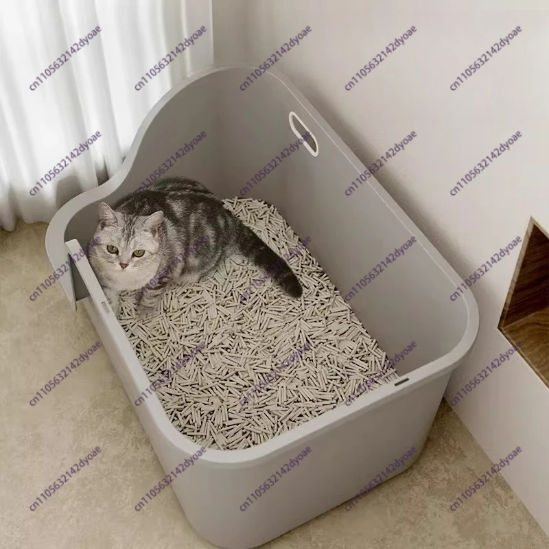 Corridor Style Cat Litter Box Fully Enclosed Splash Proof Odor Proof Cat Feces Corridor Large And Oversized Cat Toilet