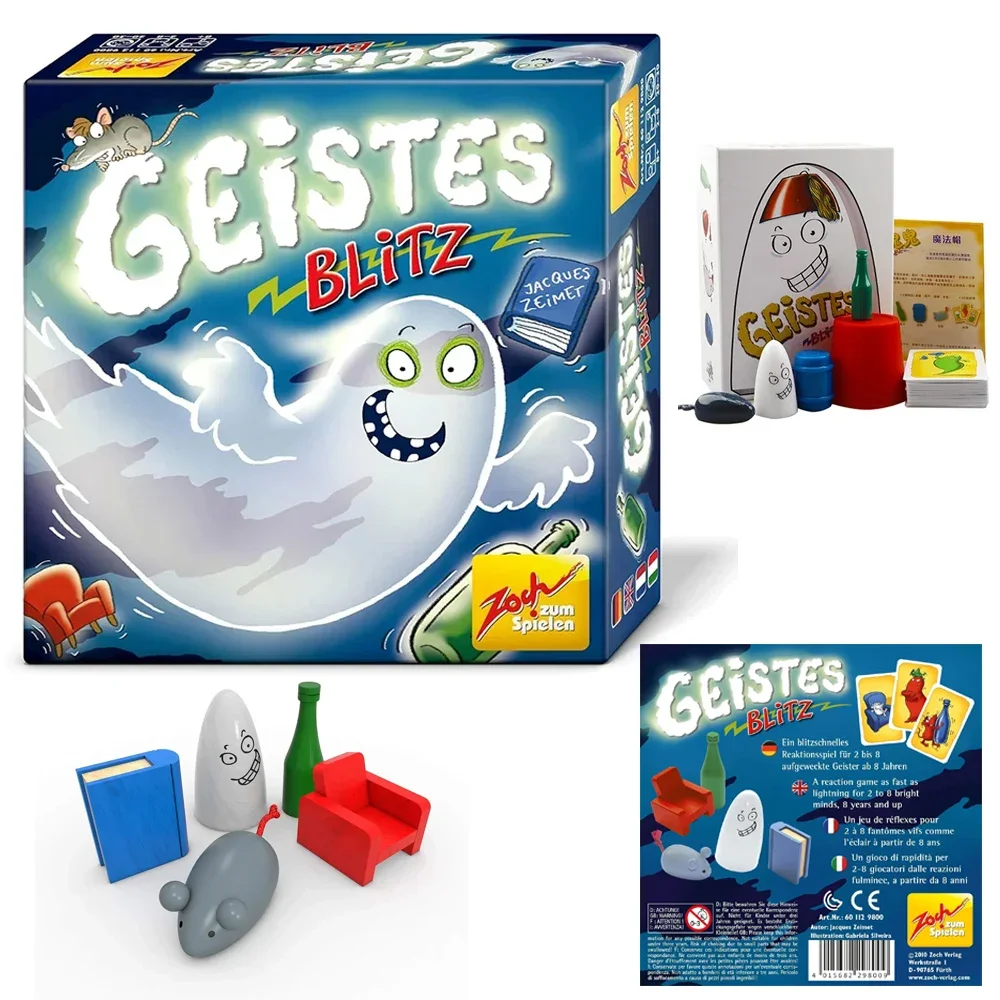 Family Game Card Game Geistes Blitz 1+2+3 Ghost Blitz Geistesblitz 5 Vor 12 Board Game  Family Party Indoor Games