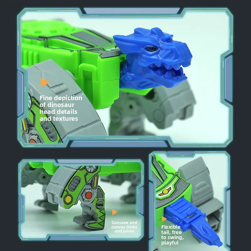 ฟิดเจ็ตสปินเนอร์ไดโนเสาร์แปลงร่างสร้างสรรค์ |   ของเล่นมือถือสำหรับผู้ใหญ่เพื่อคลายเครียด |   การแปลงร่างหลายรูปแบบ |   การหมุนที่เงียบสงบ