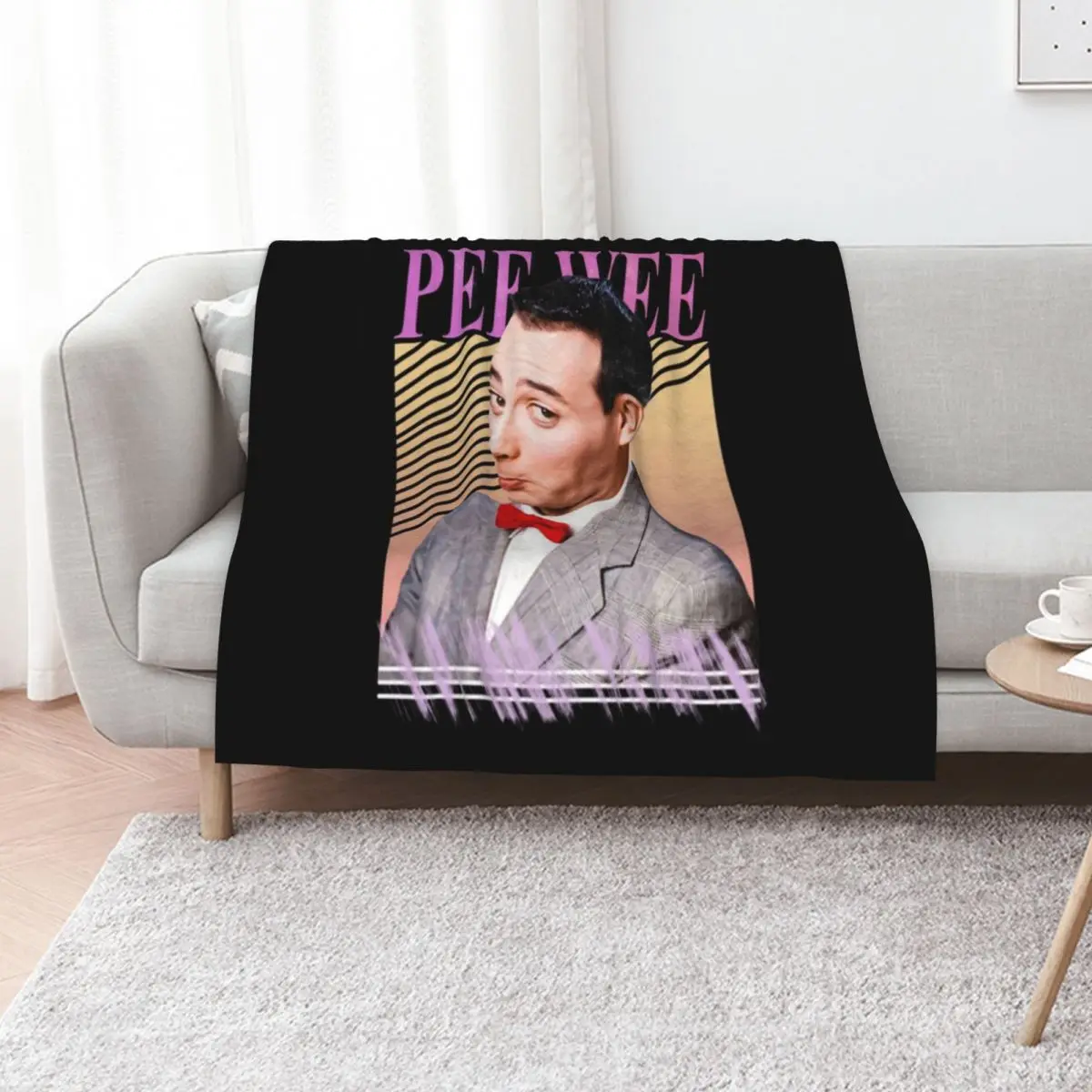 PEE WEE HERMAN Throw Blanket Stylish Warm Blanket for Living Room Bedroom