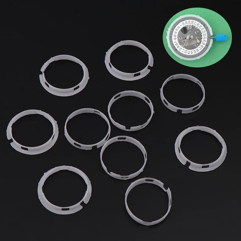 Stent de plástico para NH35 NH36, soporte de anillo de movimiento, piezas de fijación de reparación de relojes, accesorios de reloj, 5 uds.
