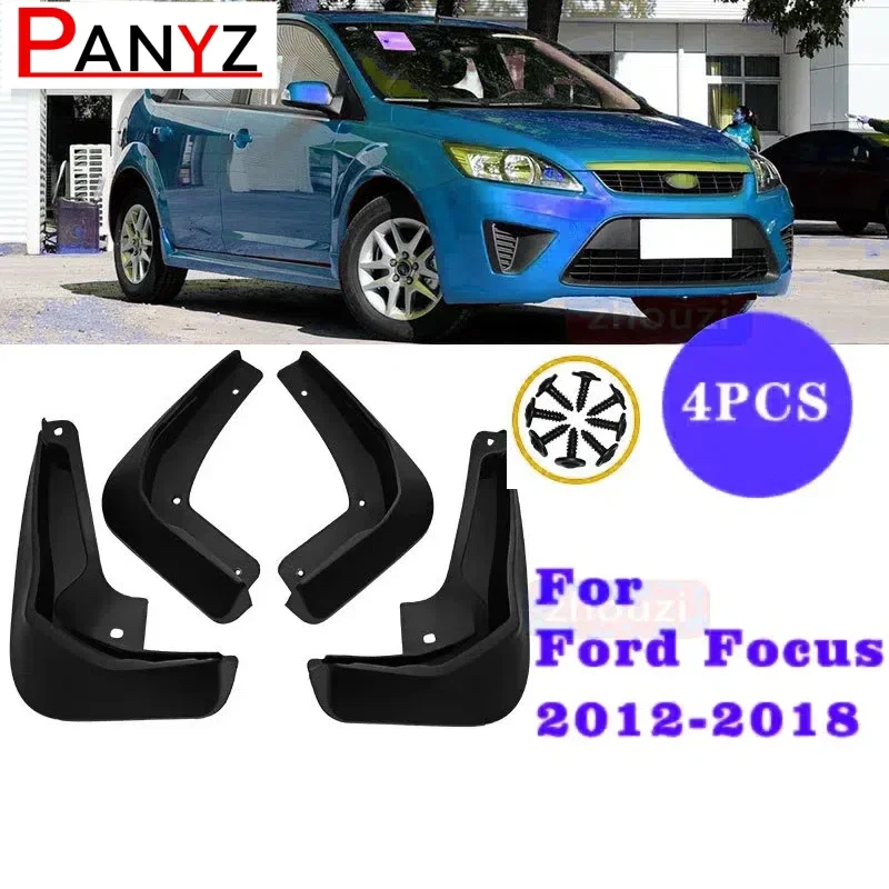 Car Mud Flaps Mudguards Mudflaps Splash Guards For Fender Accessories For Ford Focus 3 ST 1.8L Hatchback 2005-2020