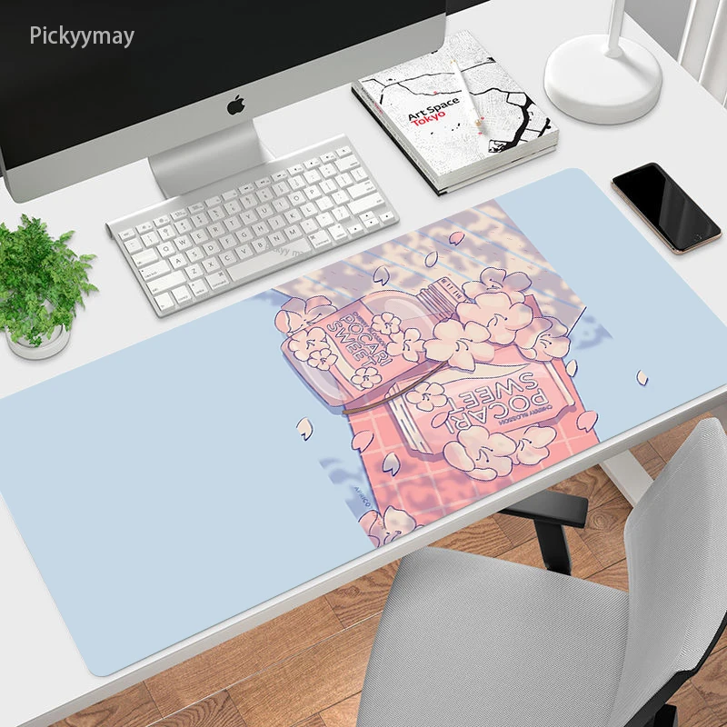 

Kawaii Large Mouse Pad Laptop Cute Mouse Mat Office PC Computer Keyboard Mousepad Non-Slip Rubber Desk Play Mats Table Carpet