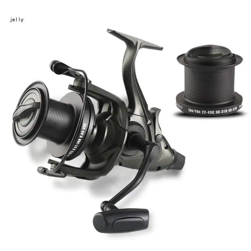 

39.5LBS Rotating Fishing Reels Saltwater Fishing Wheel With Spare Spool 448C