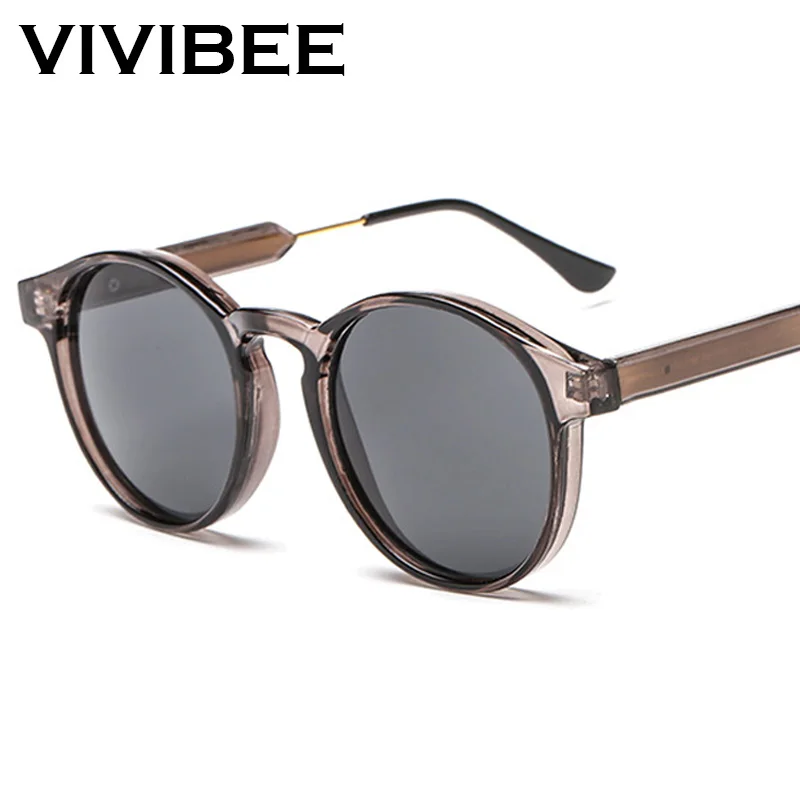 VIVIBEE, gafas de sol cuadradas Vintage transparentes góticas para mujer, gafas de sol redondas de los años 90, productos de tendencia 2025, gafas