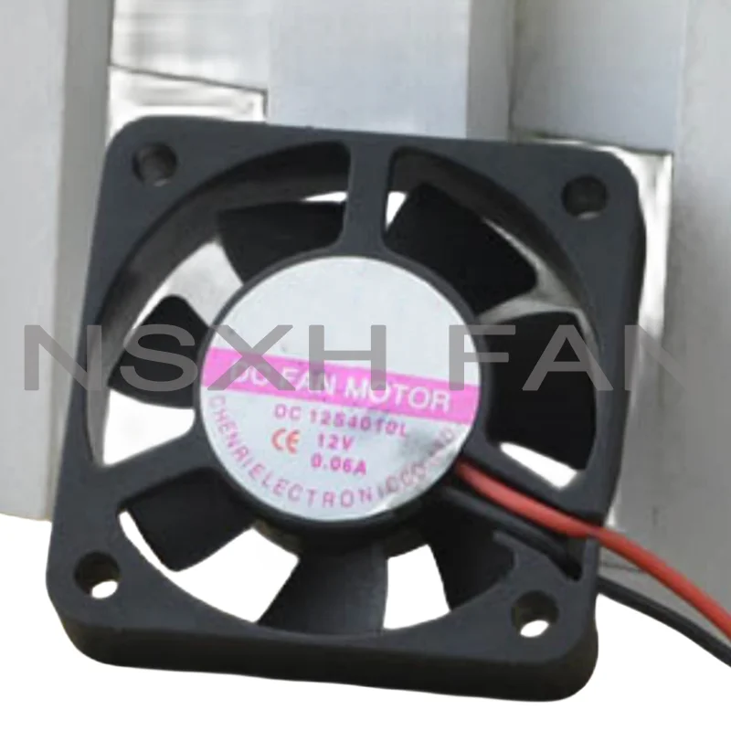 Ventilador de refrigeración DC12S4010L 4010 DC12V 0.06A 4 CM, 2 cables