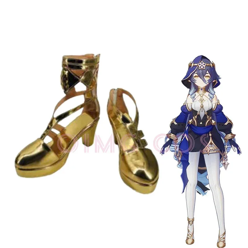 

Genshin Impact Layla обувь для косплея аниме в китайском стиле Хэллоуин реквизит для ролевых игр для мужчин игра