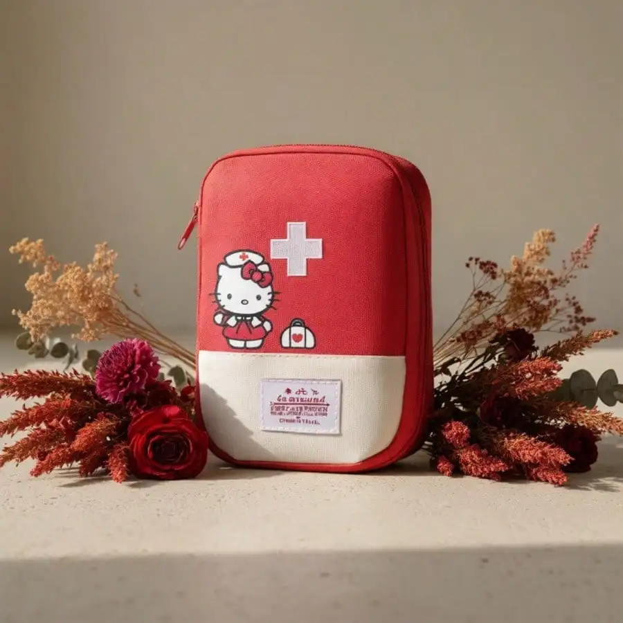 1 Portable First Aid Bag Storage Bag, Outdoor Camping Storage Bag, Hiking, Home and School Essential, Essential Survival