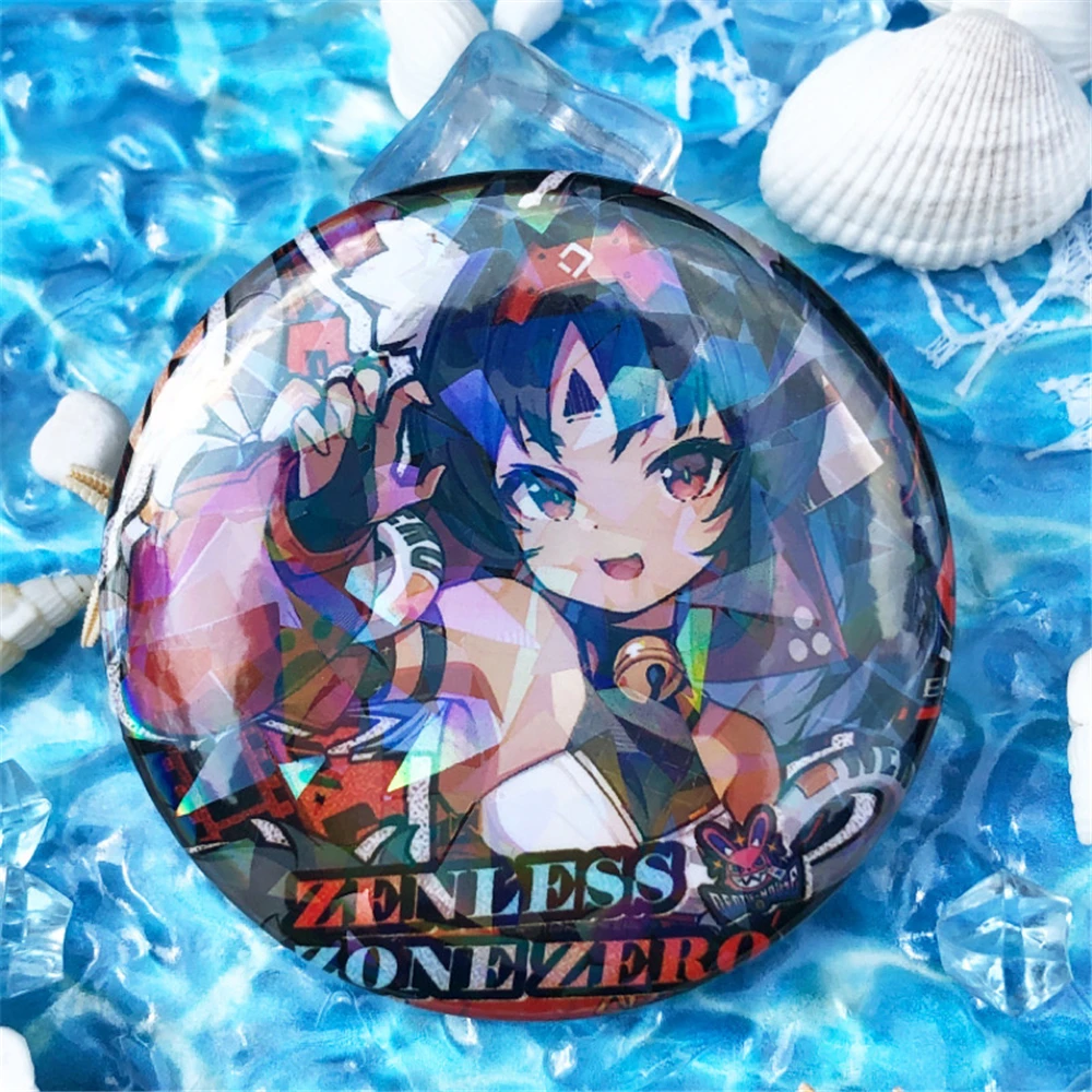 Broche de Cosplay Zenless Zone ontariAnby Demara Nicole Celethe pour Enfant, Danemark ge de Dessin Animé, Pendentif de Sac à Dos, Accessoires