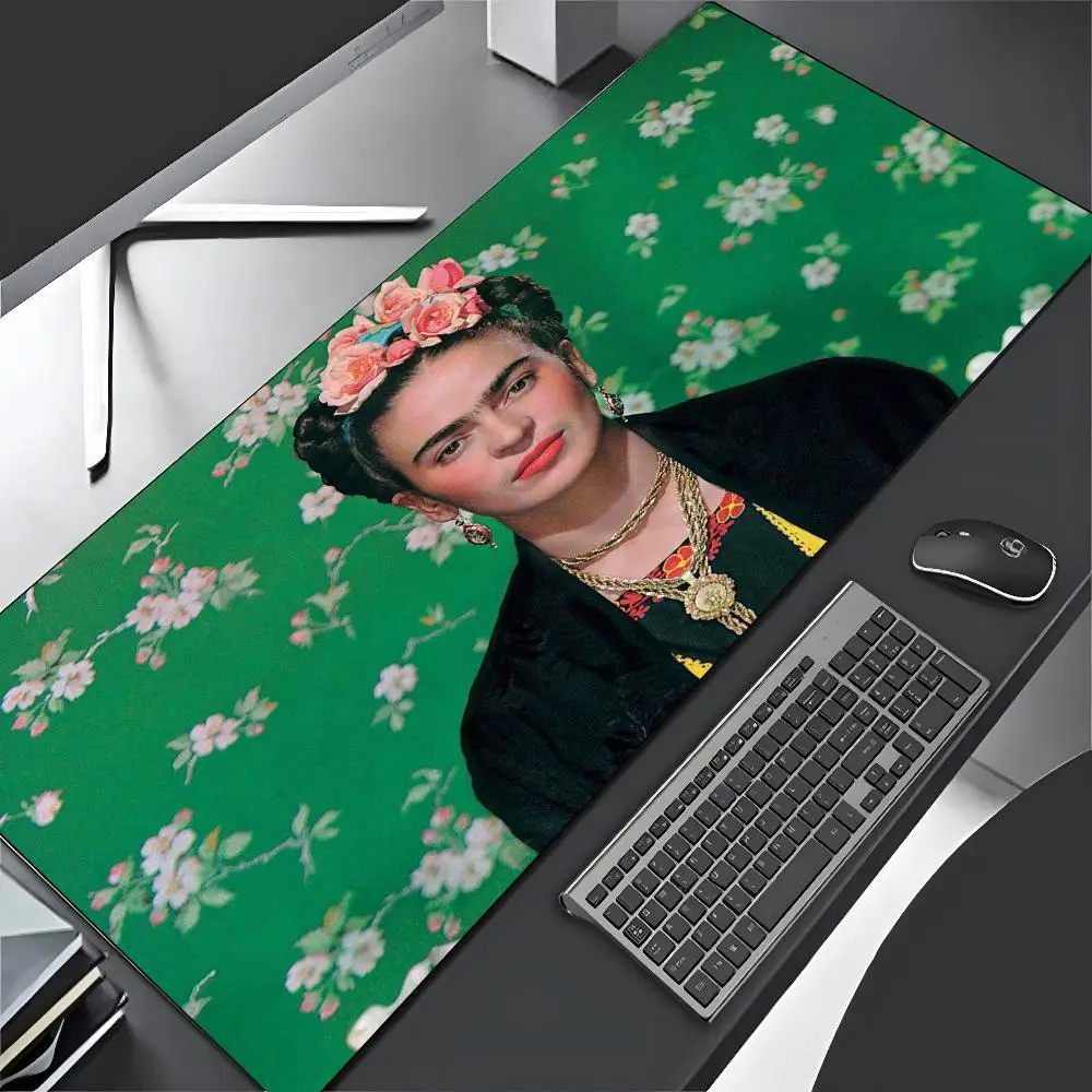 Fashion F-Frida K-KahlosS Mouse Pad Cartoon Lockedge Large Gaming Pad Computer Gamer Keyboard Mat Desk Mousepad PC Desk Pad