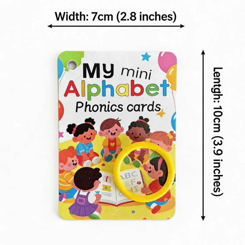26 English Alphabet Cards Early Education Flash Card, Children's English Enhance Color Animal Alphabet Cognition Cards