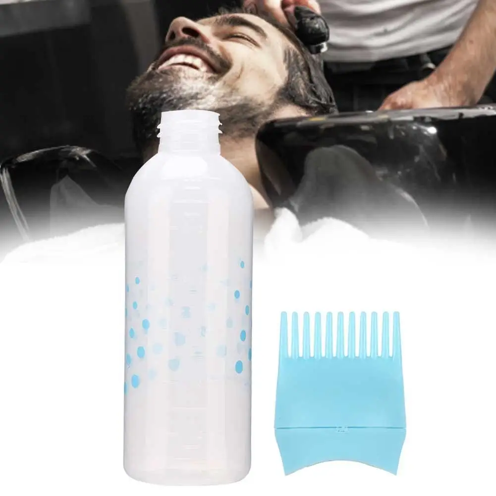 170ml Hair Dye Bottle with Brush Comb Applicator - Salon Hair Coloring Tool for Professional Hairdressing