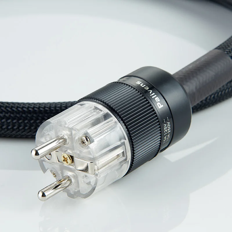 Palivans high-end copper AC cable, HiFi audio, European standard power cord, copper power cord with power plug model Pal-01