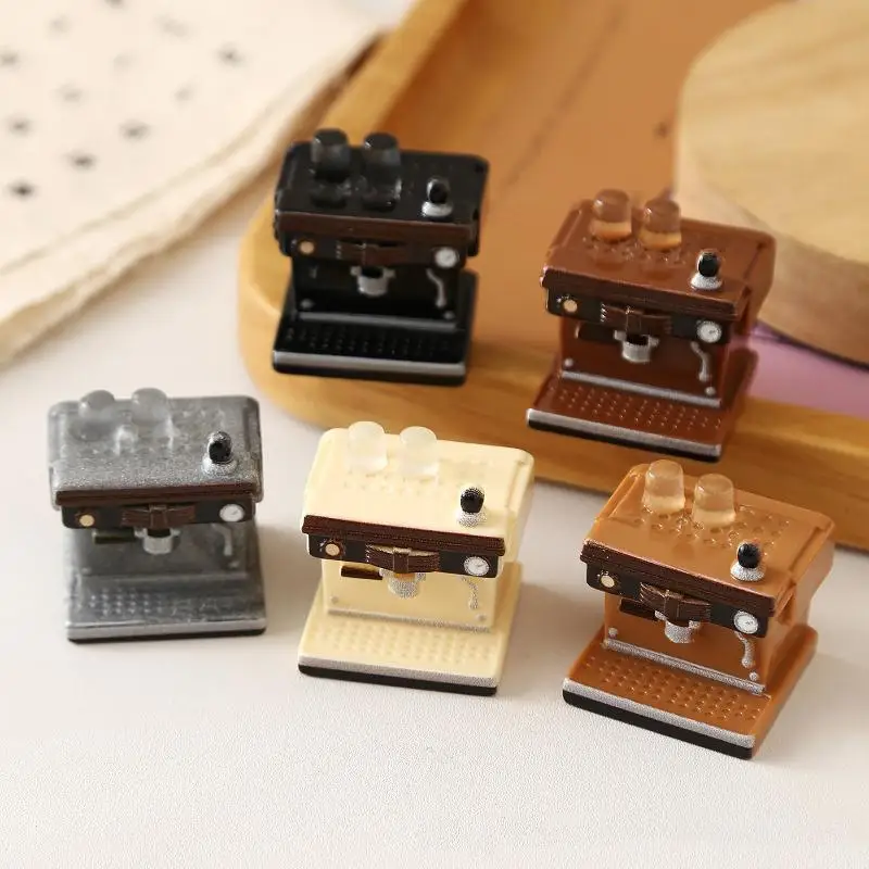 Mini Espresso Coffee Machine Fridge Magnet Vintage Coffee Maker Refrigerator Magnets Decor DIY Accessories