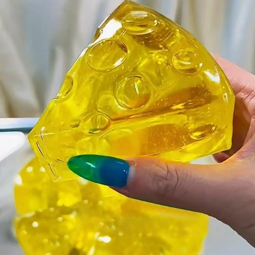 Käse-Zucker Squishy Stressball Langsam Aufsteigendes Fidget-Spielzeug zur Stresslinderung und Angstabbau für Erwachsene und Jugendliche – Detail 11