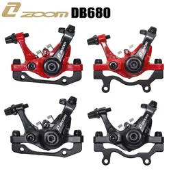 ZOOM DB-680 Bilateral Caliper Disc Brake Dual Piston Mountain Bike Alloy Cable Brake Bicycle Accessories  Line Pulling Brakes