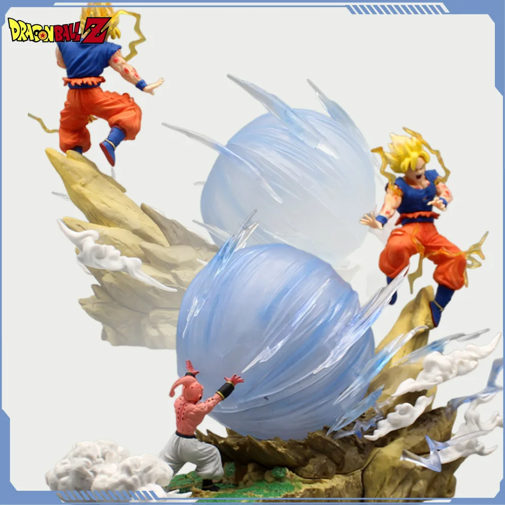 

Son Goku Vs Majin Buu Anime Figure Dragon Ball Z GK Action Figurine PVC Statue Model Doll Collection Desk Decoration Toy Gifts
