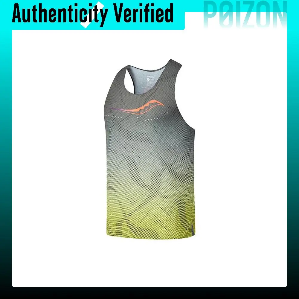 Saucony Running Tank Top Men's Green Sole SC2249009A-PR113