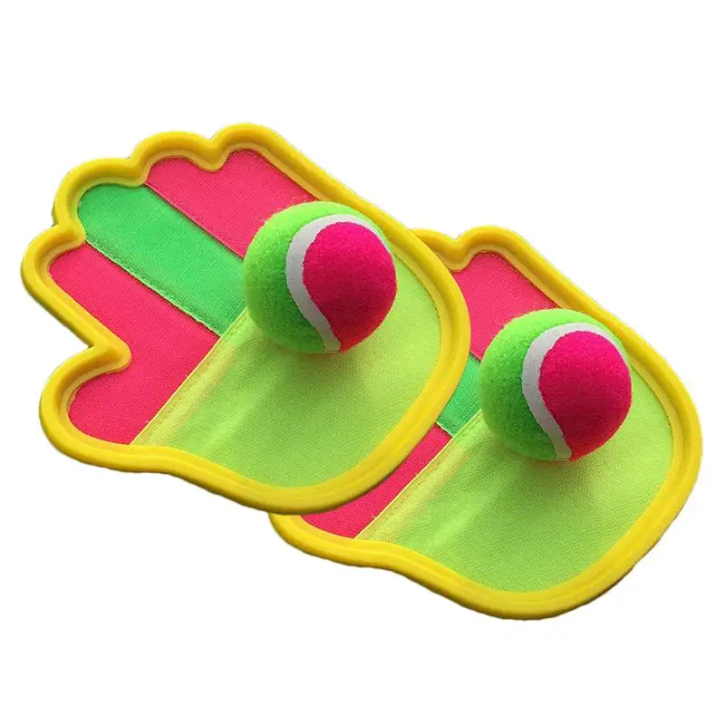 

Catching Ball Set Parent-Child Fun Sticky Ball Catch Game Classic Outdoor Games Interactive Pop And Catch Ball Play For Kids