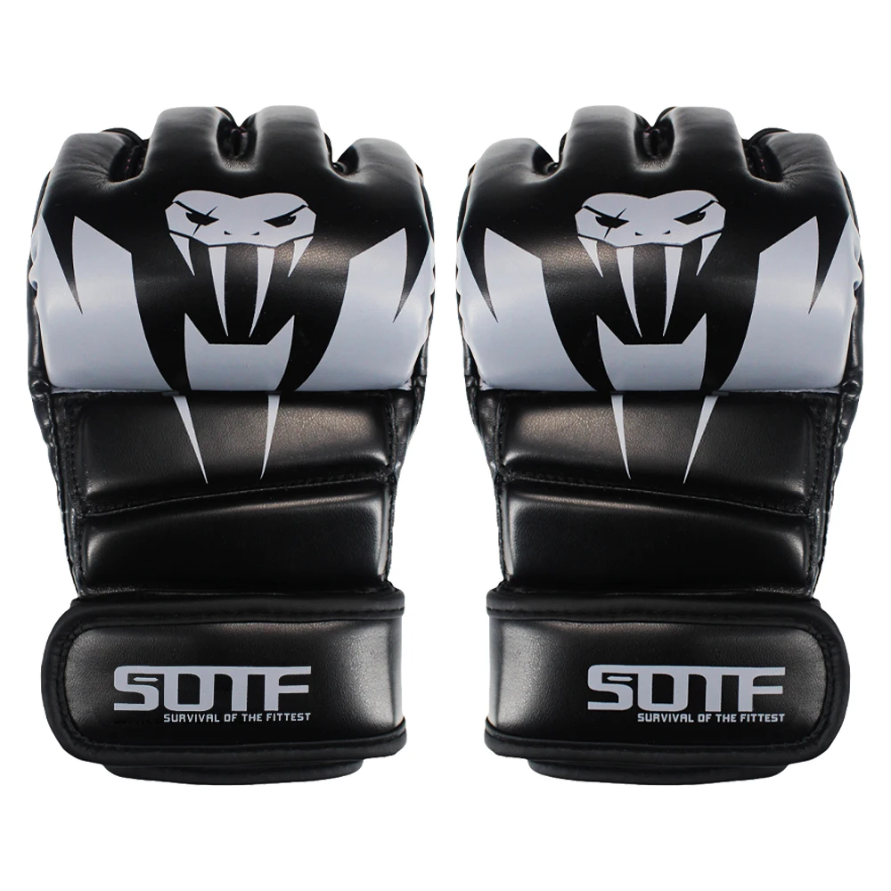 SOTF Adults MMA Venomous snake Multicolor Boxing gloves MMA Tiger Muay Thai gloves muay thai boxing fight glove Sanda pads box
