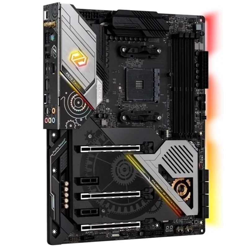 สำหรับเมนบอร์ดเดสก์ท็อป ASRock X570 Taichi AMD AM4การสนับสนุน3800X 5950X 5700g